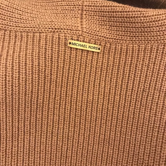 Fur beige mk sweater cardigan - Picture 5 of 5